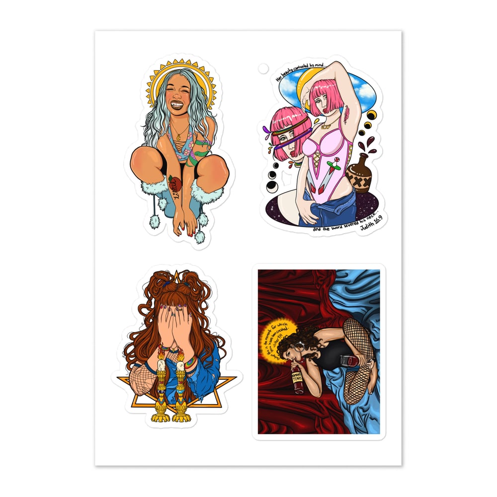 Image of Jewish Heroines Sticker sheet