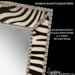 Image of Black/White Animal Print 5x7 Picture Frame