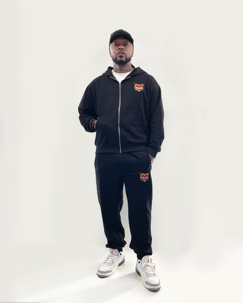 Image of The BLAK Classic Zip Up Hoodie Set