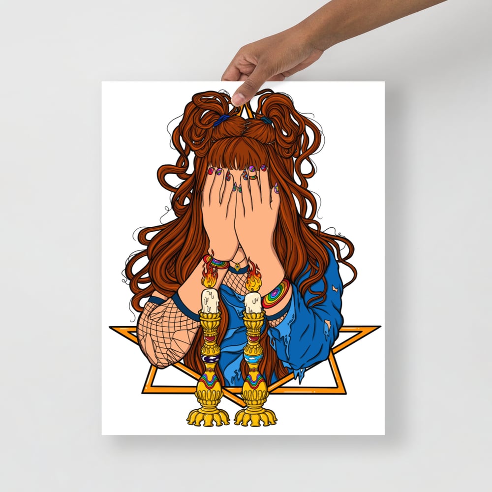 Image of Rainbow Shabbat Print