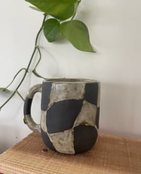 Image 3 of custom checkered mug