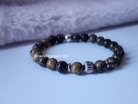 Image 4 of Multicolor Artistic Jasper/Men /Women Bracelet/Stretch Bracelet