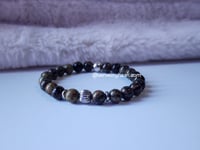 Image 5 of Multicolor Artistic Jasper/Men /Women Bracelet/Stretch Bracelet