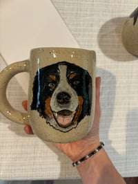 Image 2 of custom pet portait mugs