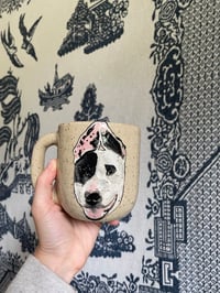 Image 1 of custom pet portait mugs