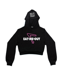 Image 1 of EAT ME OUT CROPPED HOODIE