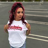 Image 2 of Women's ESUCA Airbrush Tee White