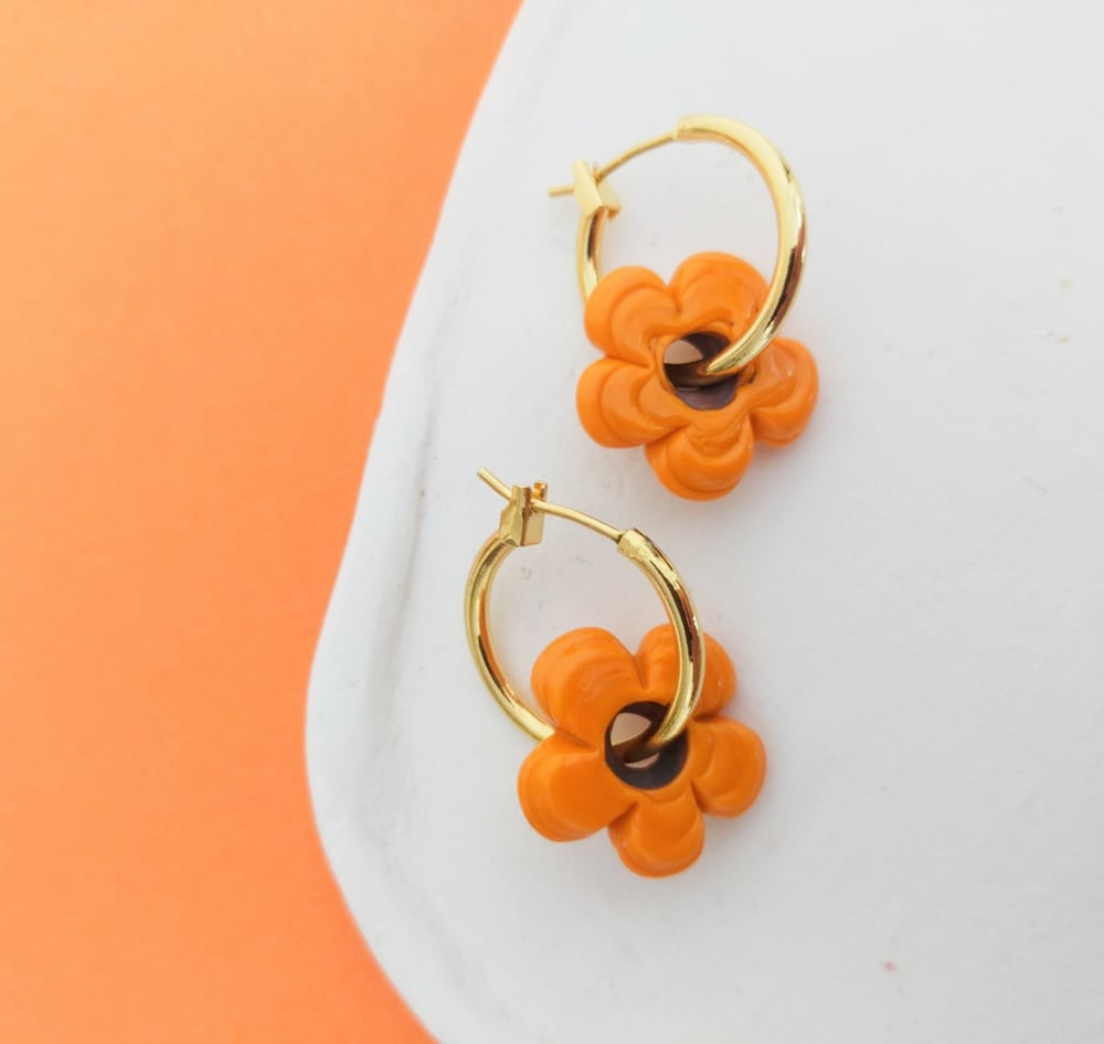 Image of Pendientes DAISY - naranja