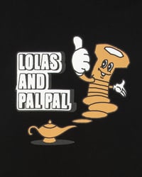 Image 2 of PALPAL X LOLAS LAMP TEE [BLACK]