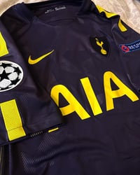 Image 2 of Tottenham Hotspur "SON 7" 2017/18 Third Shirt + UCL patches (S)