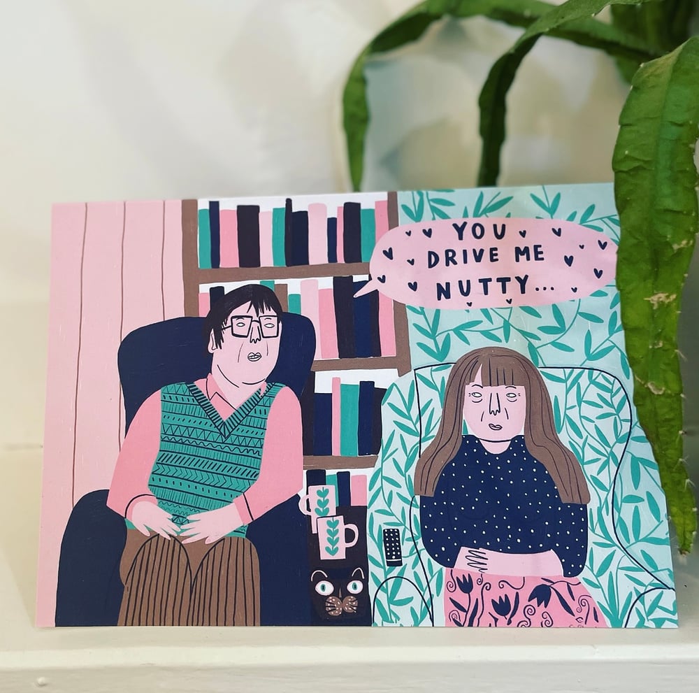 Image of Giles and Mary Gogglebox Valentines/ Anniversary Card