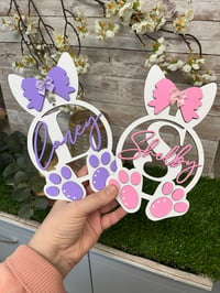 Image 3 of Bunny Feet Bauble (with bow)