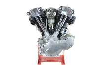 Image 1 of New Harley Davidson 74" Knucklehead Engine Assembly w/ M-74 Carburetor