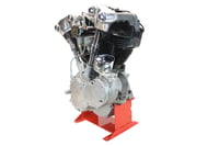 Image 3 of New Harley Davidson 74" Knucklehead Engine Assembly w/ M-74 Carburetor