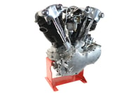 Image 4 of New Harley Davidson 74" Knucklehead Engine Assembly w/ M-74 Carburetor