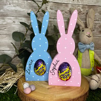 Image 1 of Freestanding Slim Bunny (creme egg)