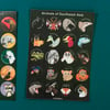 Southeast Asian Wildlife Sticker Set