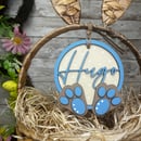 Image 1 of Easter Bunny Feet Bauble