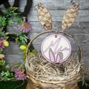 Image 1 of Easter Bunny Ears Bauble