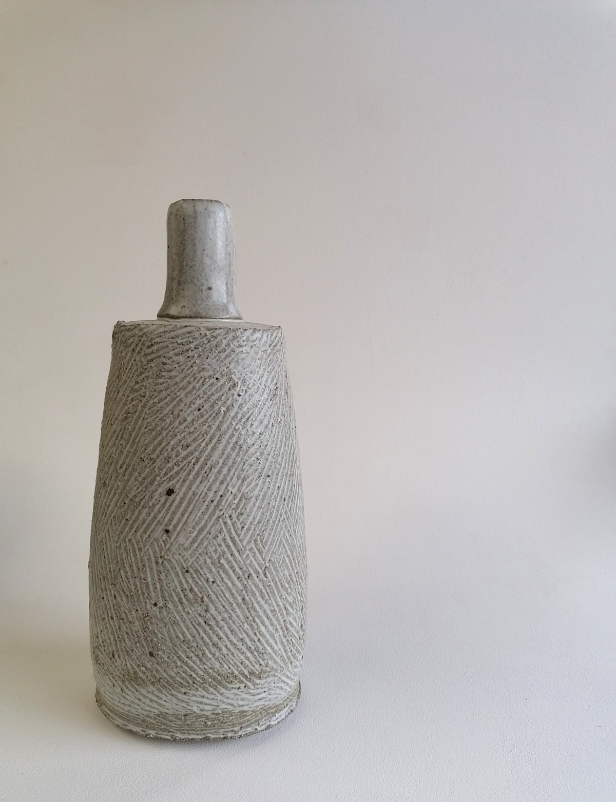 Image of Textured Bottle Vase. Sale