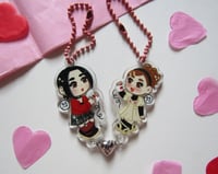 Image 1 of NANA AND HACHI KEYCHAIN