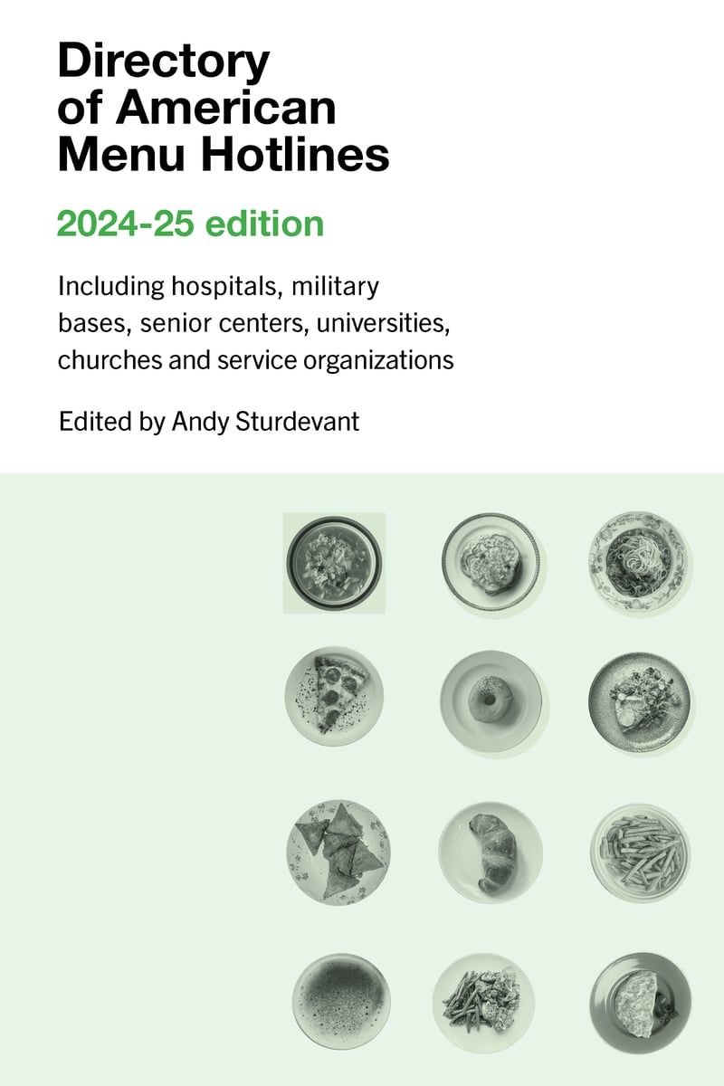 Thumbnail of Directory of American Menu Hotlines (Third Edition)