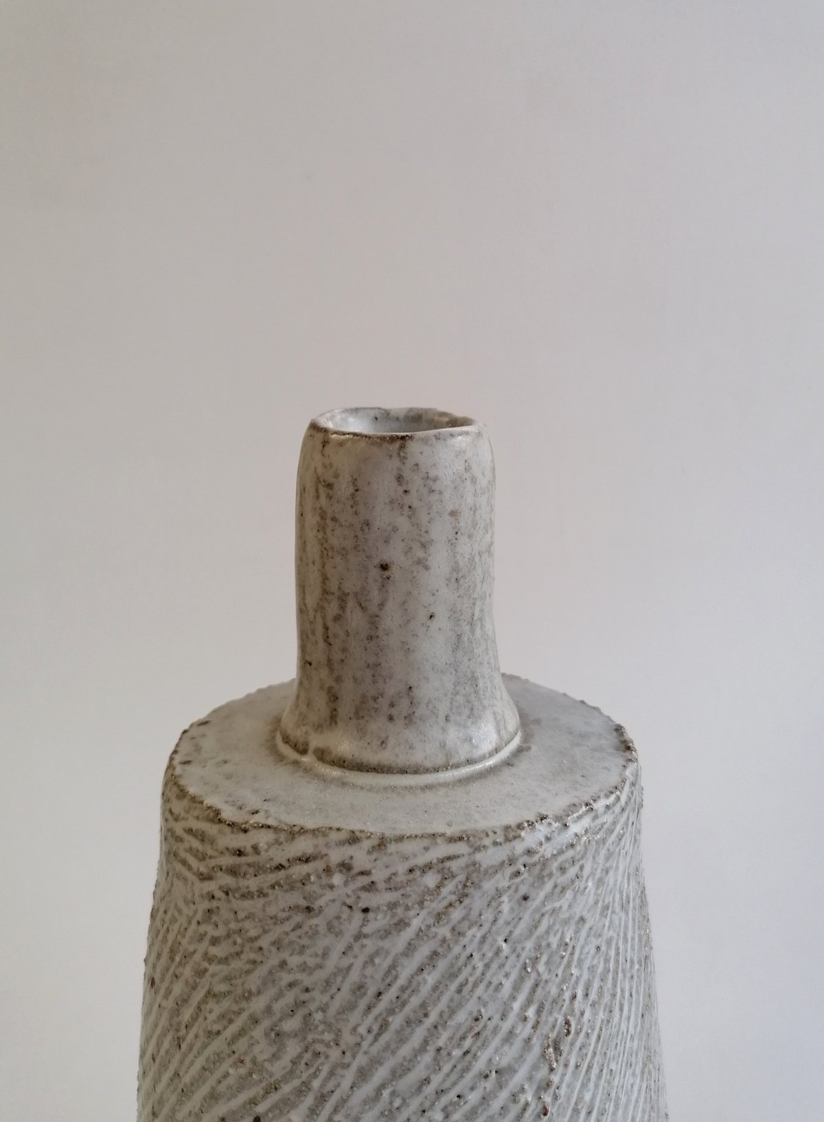 Image of Textured Bottle Vase. Sale