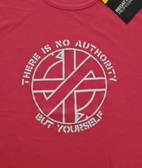 Image 2 of Crass There is no Authority women's activewear shirt