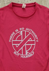 Image 2 of Crass There is no Authority women's activewear long sleeve