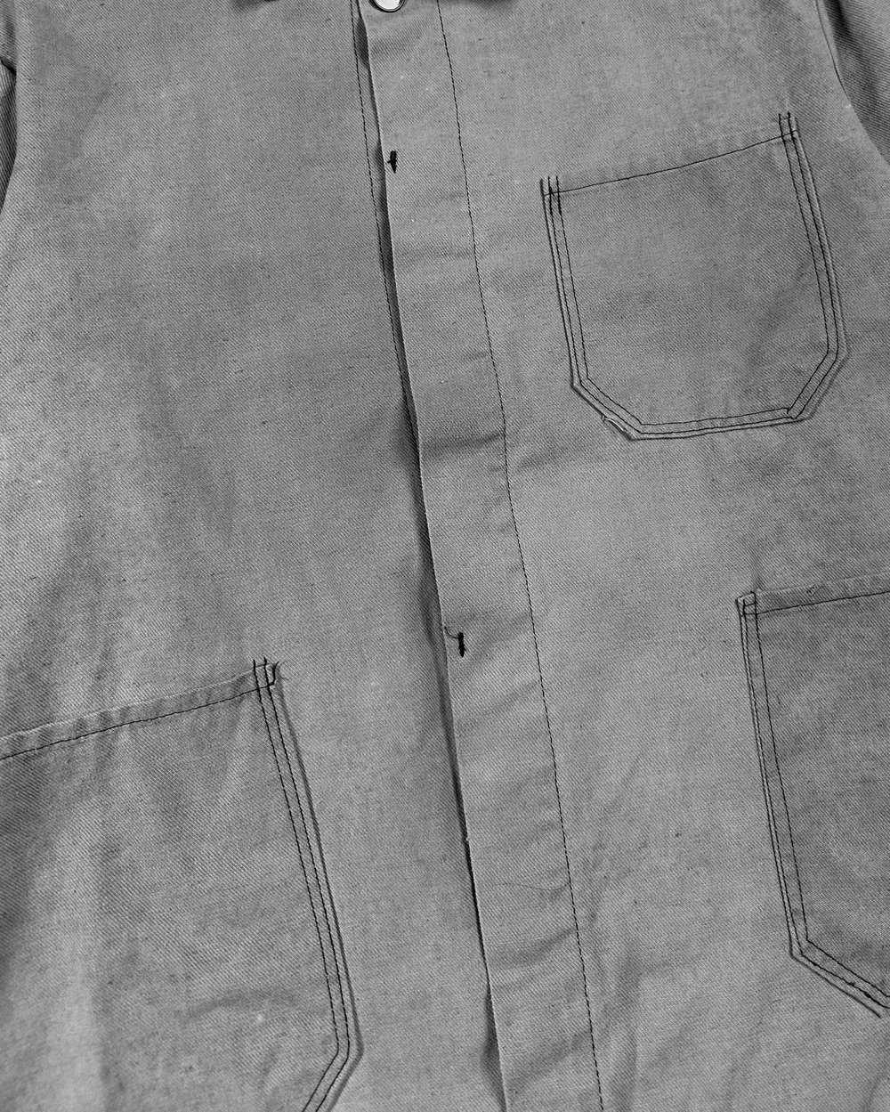 1980’s Faded French Grey Chore Jacket