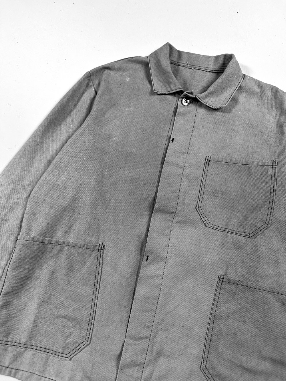 1980’s Faded French Grey Chore Jacket