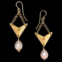 MOON RAY Earring Chain x Pearl. Normal Price 1.300.- NOW: