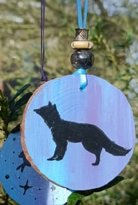 Image 5 of Foxy/hare wood slice