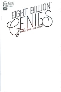 Eight Billion Genies #1 Blank Variant