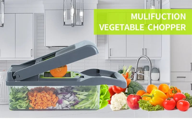 Multifunctional Vegetable Chopper with Basket Enjoy A Better And Healthier  Lifestyle Chop Chop