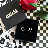 Image 1 of SUSAN - Star Huggie Hoops