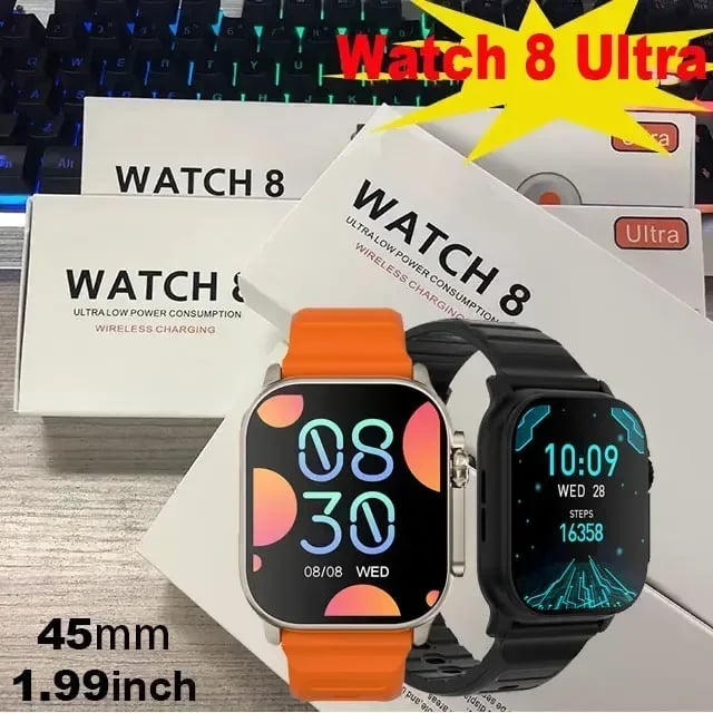 8 Ultra Smartwatch 49mm New NFC Men Women GPS Track Bluetooth Music Games Wireless Charging  