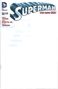 Superman #32 Blank Variant