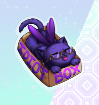 Image 1 of Idiot Box Acrylic Lapel Pin