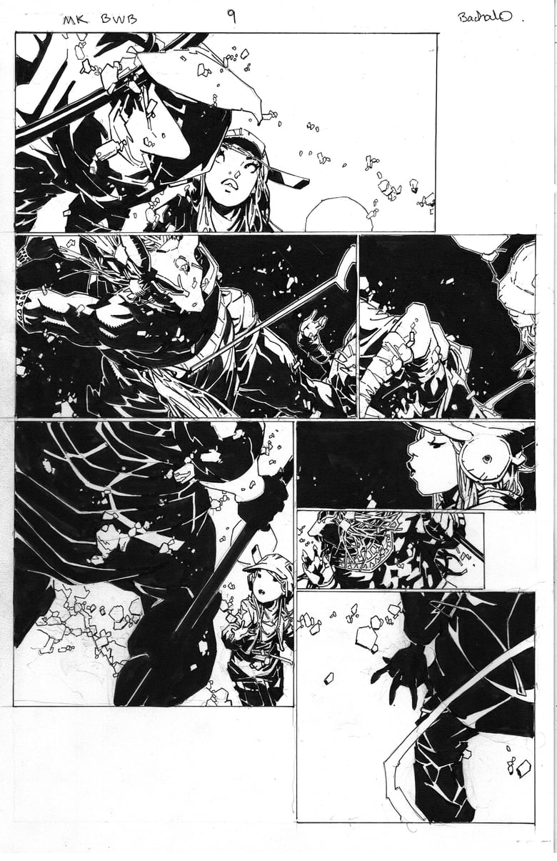 Image of MOONKNIGHT: black, white and blood issue 3  page 9!