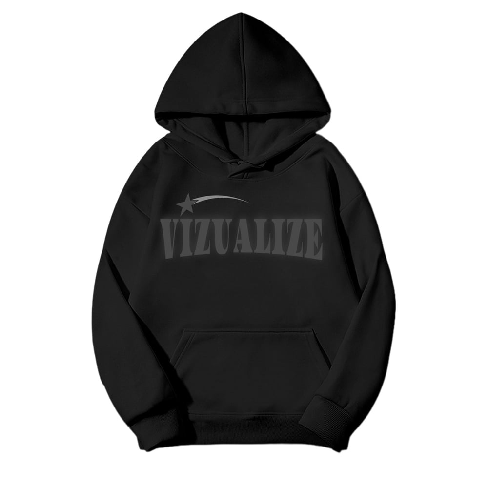 EVOO 'VIZUALIZE' HEAVYWEIGHT COTTON FLEECE LINED HOODIE