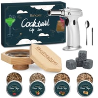 Cocktail Smoker Kit with Torch & Whiskey Stones | Gifts for all Occasions