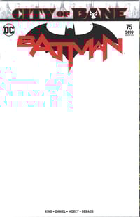Batman #75 Blank Variant