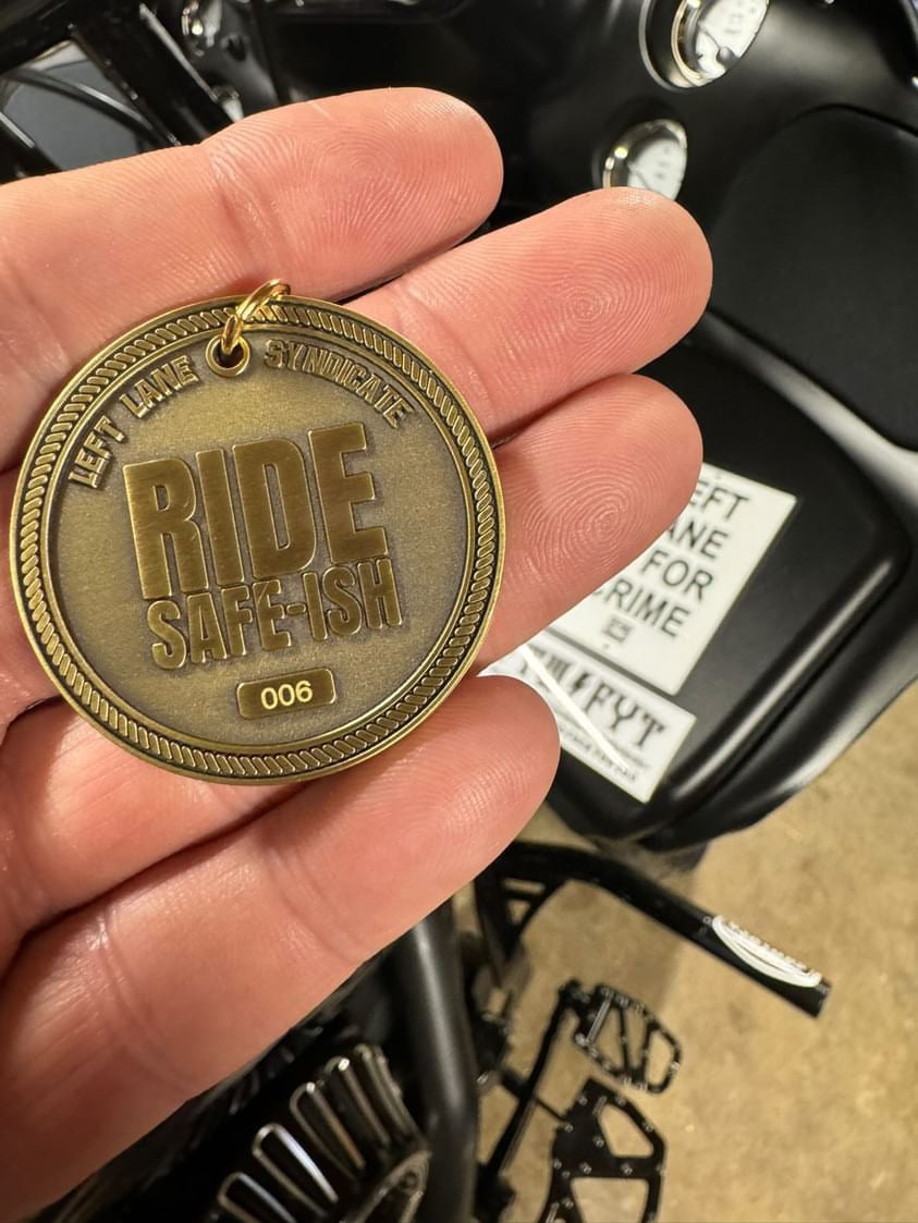 Image of Ride Safe-Ish Challenge Coin