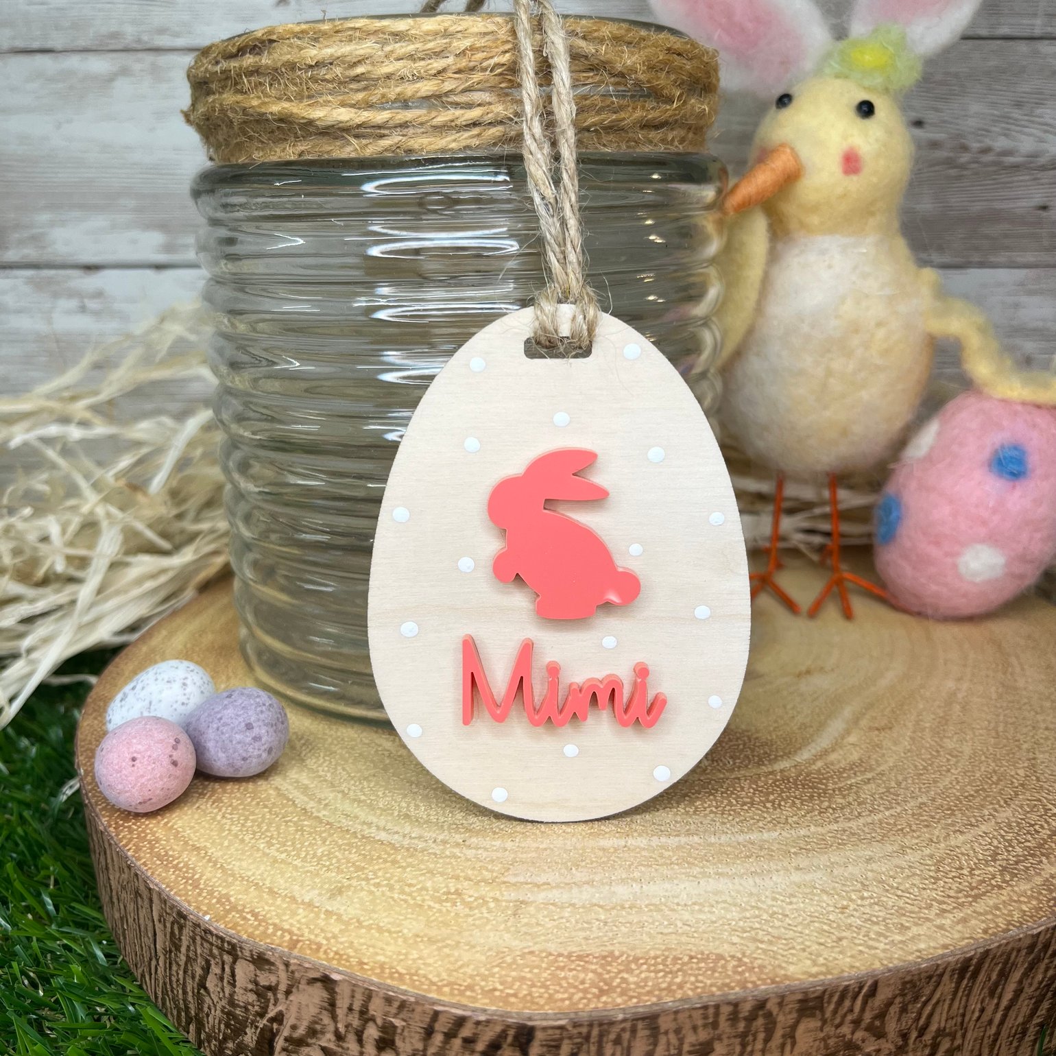 Image of Personalised Bunny Egg