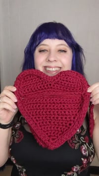 Image 4 of Cross My Heart Bag Crochet Pattern