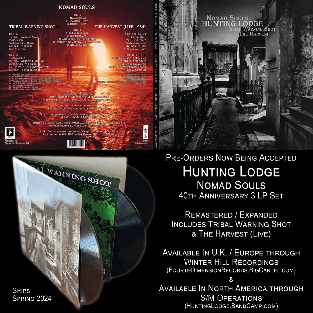 Image of Hunting Lodge 'Nomad Souls' 3LP set (Winter Hill Recordings / S/M Operations)   PRE-ORDER