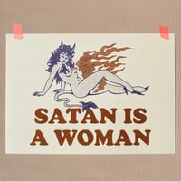 Image 1 of SATAN IS A WOMAN PRINT