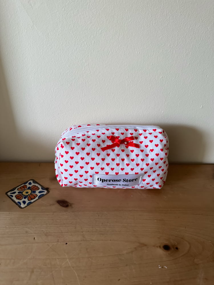 Image of love heart pouch
