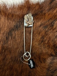 Brass Eagle Safety Pin